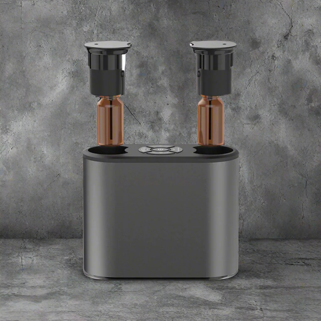 Dual Micro Scent Diffuser + 4x 10ml Bottles of fragrance